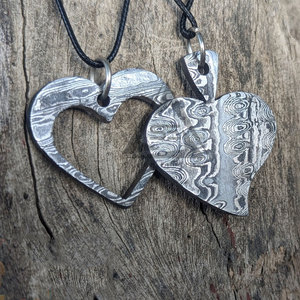 Factory Direct Supply Damascus Steel <b>Lockets</b> Custom Design Online Sale Latest Design Damascus Steel <b>Lockets</b> - Product Image 6