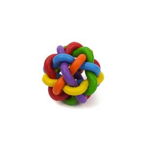 Small Eco-Friendly Knot Ball Dog Toy Luxury Modern Plush in 5cm Size <b>Soft</b> Rubber Cute PC & Cotton with Luxury <b>Box</b> Packaging - Product Image 1