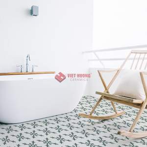 Carreaux en ciment 200x200mm Carreaux en grès émaillé faits à la main pour des designs muraux accrocheurs - Product Image 5