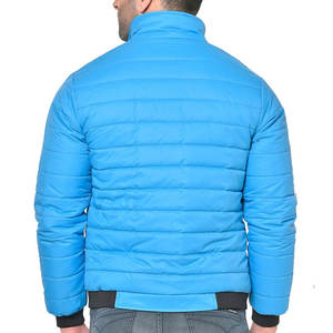 แจ็กเก็ตขนเป็ดน้ำหนักเบาสำหรับผู้ชายสไตล์สตรีทแวร์พร้อมโลโก้ด้านหน้าสำหรับผู้ใหญ่ - Product Image 3