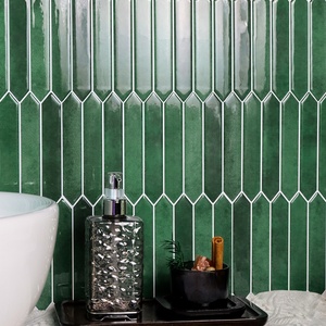 Azulejo Autoadhesivo Hexagonal Verde para Pared, Vinilo Decorativo Impermeable 3D para Decoración del Hogar - Product Image 4