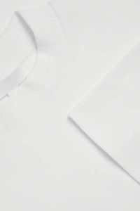 เสื้อยืดลำลองสำหรับผู้ชายแบบมืออาชีพเสื้อถักสีพื้นน้ำหนักเบามีสไตล์ - Product Image 4