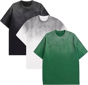 T-shirts en coton surdimensionnés pour hommes, coupe ample, effet vintage, manches courtes, hauts décontractés, tailles personnalisables, mode féminine - Product Image 1