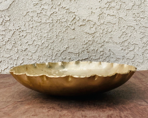 Cuenco para servir de mariposa de aluminio dorado vintage de estilo coreano al por mayor plato de cena de metal pulido para bandeja decorativa de boda - Product Image 4