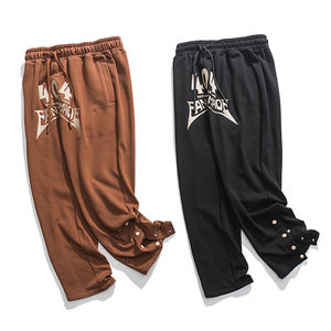 Gran oferta, diseño personalizado, logotipo bordado, pantalones de sudor, cierre de cordón, talla grande, informal, respetuoso con el medio ambiente, secado rápido - Product Image 1