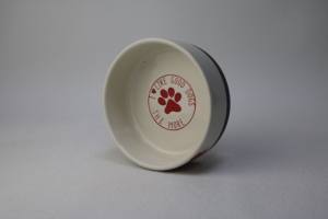 Ciotola per animali domestici in ceramica antiscivolo di alta qualità decalcomania in ceramica con base - Product Image 3