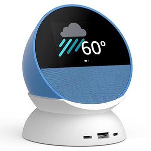 Tất cả các điểm echo mới, hiển thị kỹ thuật số với Dự báo thời tiết, Alexa enabaled - Product Image 1