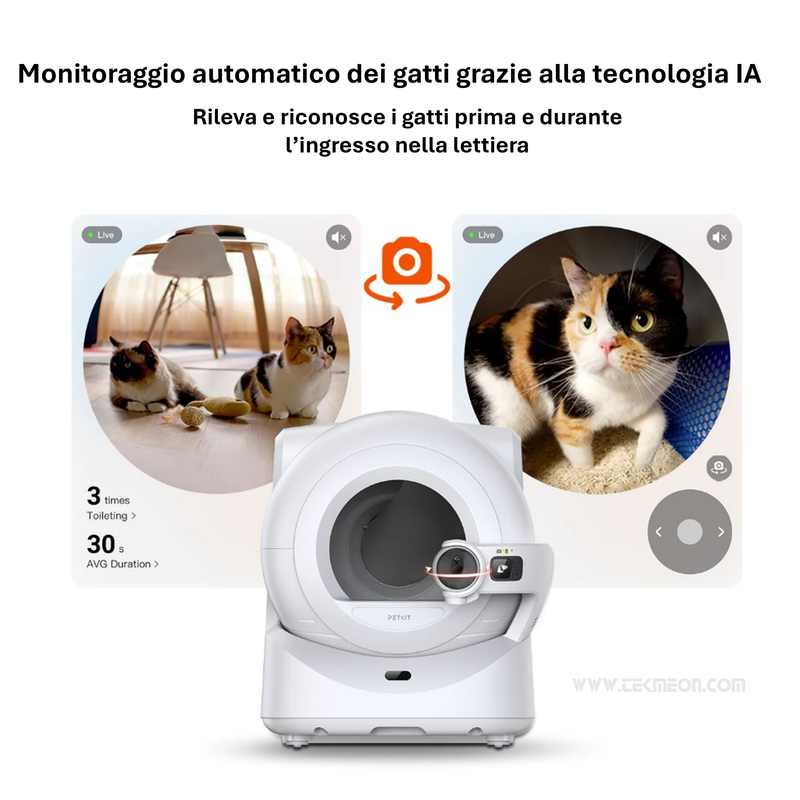 PETKIT Purobot Ultra Automatic Cat Toilet with AI Powered Cleaning