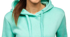 Sudadera con Capucha de Manga Larga para Mujer, Estilo Casual, Alta Calidad, Gran Demanda, Estilo Doble Completo/Corto - Product Image 5