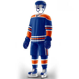2023 dernier Style oem personnalisé sublimé qualité hommes ensembles d'uniformes de Hockey sur glace meilleure qualité uniforme de Hockey sur glace - Product Image 5