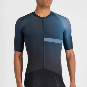 Custom Jersey sepeda pria, baju seragam bersepeda tim Pro, baju balap sepeda gunung MTB 2024