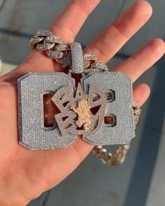 Collier pendentif en or rose 18 carats à la mode 2024, coquille de perle, style hip-hop simple, pendentif de montre fin, pendentifs pour femmes, principalement fabriqué - Product Image 6