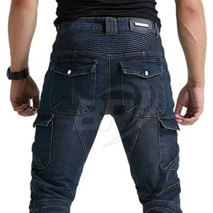 กางเกงยีนส์มอเตอร์ไซค์ผู้ชายขายดีออนไลน์ สินค้าใหม่ ผลิตจากวัสดุคุณภาพดีที่สุด MOQ ต่ำ - Product Image 6