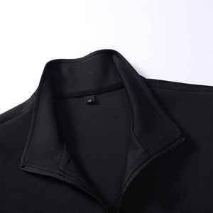 Conjunto Deportivo de 2 Piezas para Hombre, Diseño Moderno, Color Negro, Ligero, Transpirable, con Cremallera Personalizada - Product Image 3