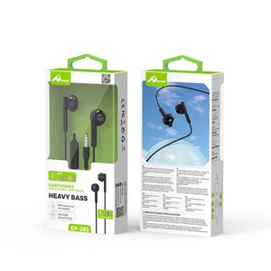 JACK AURICULAIRE EP-283 NEGRO avec INTERFACE 3.5MM et JL CHIPSET - Product Image 1