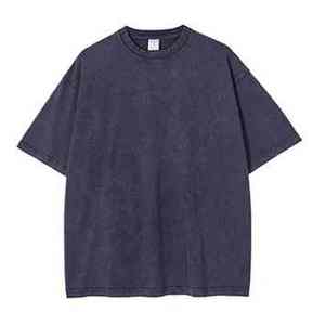 T-shirt surdimensionné personnalisé pour hommes, délavé à l'acide, poids lourd 250 GSM Cotton Terry Street Wear Inspiration Vintage Style - Product Image 6