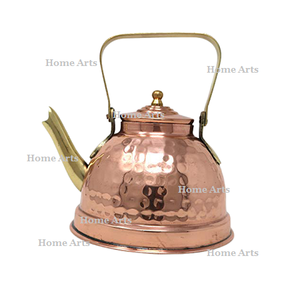 กาต้มน้ำชากาแฟรูปทรงกลมทำจากทองแดงใช้ในครัวดีไซน์ล่าสุด - Product Image 3