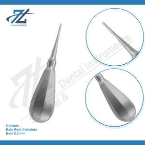 Ascenseur de racine Bein Bein 2.0mm ascenseurs d'extraction dentaire en acier inoxydable de haute qualité fabricant d'équipements de dents Pakistan - Product Image 3