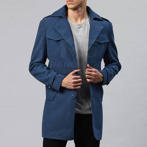 <b>Men</b> Long Coat Modern Classic Wool Blend Coat <b>Men</b> Long Coat Casual Outdoor Winter <b>Overcoat</b> <b>Men</b> Long Coat - Product Image 2