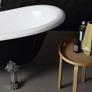 อ่างอาบน้ำโรมานซาสีดำขาวสไตล์คลาสสิก คอลเลคชั่นอ่างอาบน้ำสุดหรู - Product Image 5
