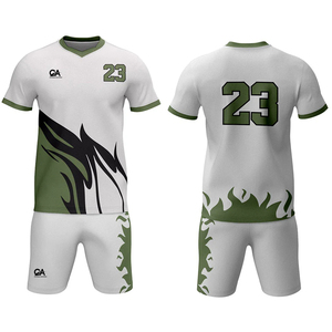 ชุดวอลเลย์บอลชายหญิงผ้าโพลีเอสเตอร์แห้งเร็วดีไซน์แบบกำหนดเองชุดเล่นวอลเลย์บอลแบบยืดได้ - Product Image 2