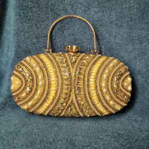 VLemon Unique <b>Yellow</b> Lemon Beaded <b>Clutch</b> Purse for Summer Vacation White Beaded <b>Bag</b> and Assortments - Product Image 4