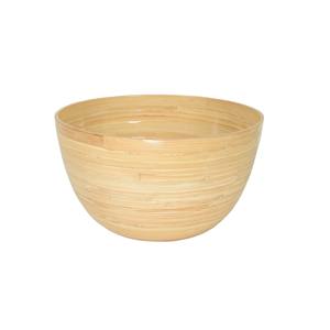 Bol à salade en bambou tissé écologique à prix avantageux, vaisselle vietnamienne, bols de service modernes personnalisés, vaisselle OEM/ODM - Product Image 3