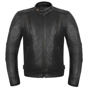 Nueva chaqueta de cuero de moto de invierno a prueba de viento para hombre, cuero genuino de alta calidad para carreras de motos - Product Image 1