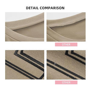 Camiseta Holgada de Verano de Alta Calidad, Diseño 3D Personalizado OEM, 100% Algodón para Mujer - Product Image 4