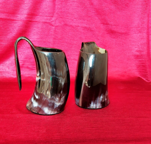 Natural Viking Drinking Horn <b>Mug</b> Simple Large Size Husband Gifts, Couples Gift, Christmas Gifts - Product Image 2