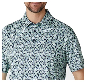 Camiseta de Golf Unisex Personalizada de Talla Grande, 90% Poliéster, 10% Elastano, Jersey de Secado Rápido, Transpirable, Uniforme de Trabajo Deportivo con Logotipo Personalizado - Product Image 6