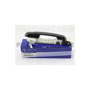 Poignée de porte extérieure arrière gauche, essence-diesel, époque coréenne, 2006, OEM n°. 836501E050 Noir-TST20691 - Product Image 1