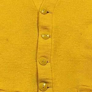 Women's Solid Light Yellow V-Neck Superfine Merino Wool Plus Size Breathable Sweater High Quality OEM Custom Winter Fashion - Product Image 5