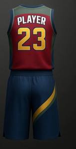 Uniformes personnalisés de basket-ball d'équipe Maillots personnalisés pour hommes Shorts Kit athlétique Derniers vêtements de basket-ball à sublimation RRI-BU-09 - Product Image 2