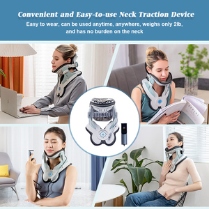ALPHAY Factory Outlet Ajustável <span class=keywords><strong>Neck</strong></span> Maca com Bomba Elétrica Ar <span class=keywords><strong>Cervical</strong></span> <span class=keywords><strong>Neck</strong></span> Traction Device para aliviar a dor do pescoço - Product Image 5