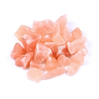 25 kg Bag of Rosa Color Natural Himalayan Salt Chunks Furniture and Design Made in Pakistan Certified