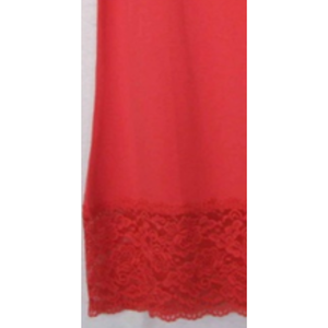 เสื้อผู้หญิงผ้าซาตินโพลีเอสเตอร์ 100% คอกลม แขนกุด แต่งขอบลูกไม้ สไตล์ลำลอง ลายเรียบ - Product Image 2