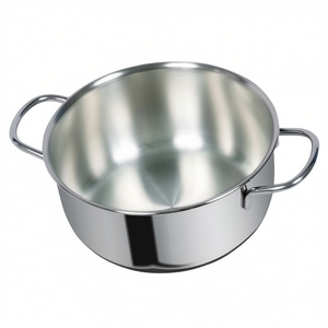 Cacerola EASY ACEA de 20 cm, Acero Inoxidable Cromado Pulido, Mango de Acero Inoxidable 305, Capacidad de 2.0-3.0 L, Apta para Gas e Inducción - Product Image 2