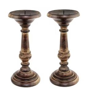 Bougeoirs en bois artisanaux avec des commandes en gros de finition lisse bienvenue avec logo personnalisé, bougeoir de haute qualité tendance - Product Image 4