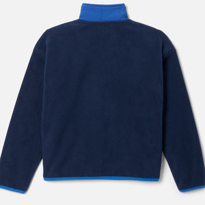 Sweat-shirt pour garçons en polaire avec design tendance, blocs de couleur, logo personnalisé, poches zippées et col montant - Product Image 6