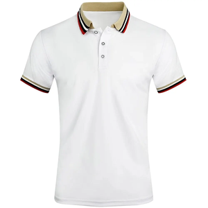 Camiseta Polo de Algodón Transpirable para Hombre, Estilo Casual de Oficina, Verano, Color Sólido, Alta Calidad, Rayas, Manga Corta, Tallas Grandes - Product Image 4