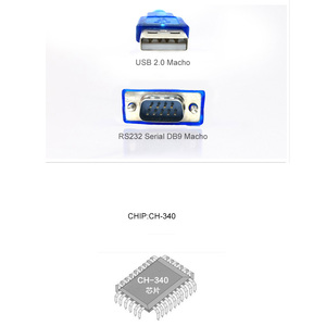 Adaptador Serial RS232 Dv9 Macho a USB 2.0 Macho, Material Plástico, Producto en Stock - Product Image 4