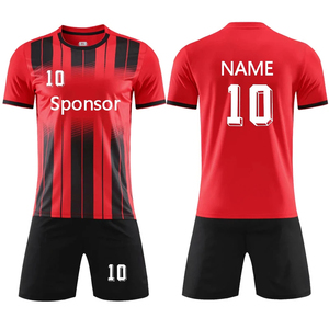 ชุดเครื่องแบบฟุตบอลสำหรับเด็กและผู้ชายแบบปรับแต่งได้เสื้อเจอร์ซีย์ใหม่ที่มีชื่อและจำนวนสำหรับฝึกซ้อม - Product Image 1