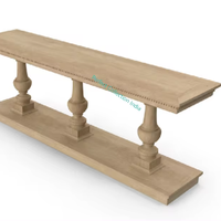 Table console pliable en bois massif avec hauteur réglable Design européen moderne pour la maison et l'hôtel Design de couleur personnalisable