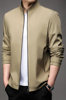 Veste varsity d'hiver pour homme, design personnalisé avec logo OEM, coupe ample décontractée, couleur unie, col rabattu, imperméable et coupe-vent