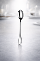 Cuchara Clásica Mr Spoon de 150 mm, Acero Inoxidable 18/0, Plateada, Apta para Lavavajillas, Multifuncional para Postre/Café/Leche