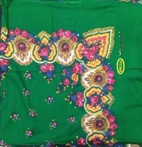 Wholesale 125cm Geometric Leaf <b>Square</b> Polyester Babushka <b>Scarf</b> Casual Style Digital Printing Skin-Friendly Durable Eco-Friendly - Product Image 4