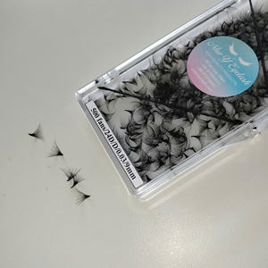 Pestañas de Plumas 3D-24D Hechas a Mano, con Efecto Fluffy, Curvatura CC, 1000 Fans, Diseñadas Según los Requisitos del Cliente, Sintéticas y Duraderas - Product Image 5