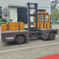 Chariot élévateur latéral diesel YCMG 3, 5, 6, 10, 12 tonnes avec moteur ISUZU pour le chargement de tuyaux longs et de matériaux forestiers