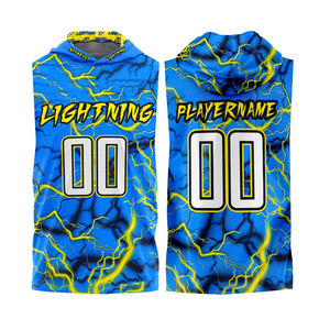 Ensembles de maillots de football américain 7v7 avec logo personnalisé de haute qualité Taille XL avec short à motif de drapeau pour les sports d'été - Product Image 1